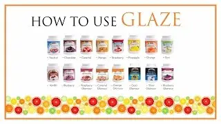 How to use Glaze for cake decoration ?