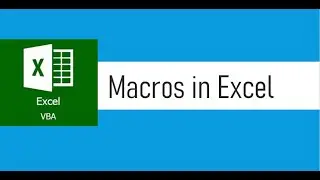 MS EXCEL TOTURIAL USING MACROS IN MS EXCEL IN HINDI/URDU  #toturial #tech #excel #microsoft