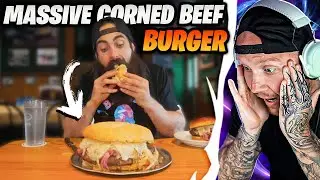 TIM REACTS TO MASSIVE BURGER CHALLENGE...
