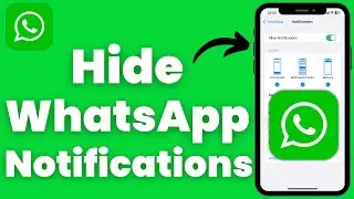 How To Hide WhatsApp Chat Notification On Screen In iPhone
