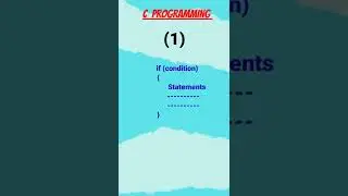 Different ways of using if - else | if - else in C Programming | 