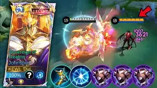 WTF DAMAGE!! NEW JOHNSON SUSTAIN + CHEAT BUILD 2025!! 💀🔥 - MLBB