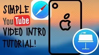 MAKING INTRO USING KEYNOTE ON IPHONE