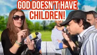 God doesn't have children! Mansur Vs Christian Lady | Speakers Corner | Hyde Park