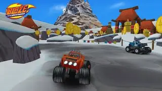 Blaze and the Monster Machines - Racing Game 🔥 TOP OF THE WORLD: Get ready to race w/ BLAZE Vs ZEG!