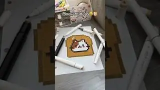 🍞Cat Pixel art ideas🐾 