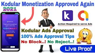 kodular Monetization approved 🔥 Admob ads approval tips 2021. Live proof 💯% ads showing in app.