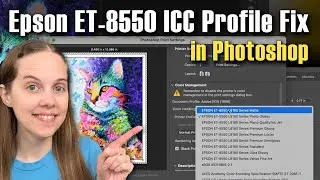 How to Install ICC Printer Profiles for Epson EcoTank 8550 in Photoshop
