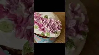 Украшение куличей маршмеллоу #youtubeshorts #пасха