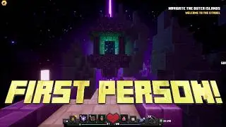 Minecraft Dungeons - First Person Gameplay Mod Clips