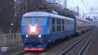 Утренние пассажирские под ЧС6, ЧС200, ЭП2К и ЭП20, платформа Останкино