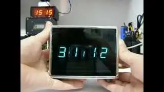 Часы на люминесцентных индикаторах ИВ-11