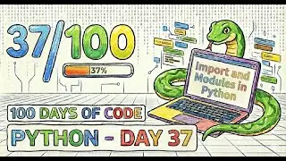 100 Days of Python – Day 37: Modules in Python (import, from, as)