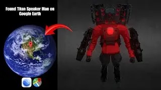 Found Titan Speaker Man on Google Earth! #googleearth #googlemaps