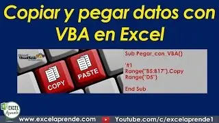 Copy and paste data with VBA in Excel | Learn Excel