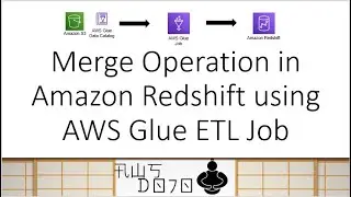 AWS Tutorials - Merge Operation in Amazon Redshift using AWS Glue ETL Job
