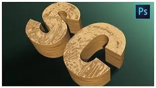 [ Photoshop Tutorial ] 3D WOODEN TEXTURE Text Effect in Photoshop CC 2021