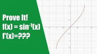 Proof of the derivative of arcsinx | How to find the derivative of inverse trig functions