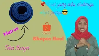 #ShopeeHaul !!! Matras Olahraga Yoga Ovicx ||VivitDc Chanel