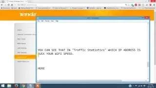 how to limit wifi data speed of other users ( by TENDA Router)