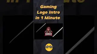Make Gaming Logo Intro On Mobile In 1 Minute #short #intro #gaming #logo #editing