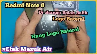Redmi Note 8 Di Charger Bolak-Balik Restars Logo || Hang Logo Baterai...