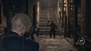 Resident Evil 4 Remake (Deluxe Edition) - funny takedown animation