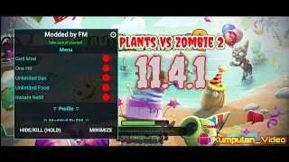 Update Plants vs zombie 2 _ 11.4.1_Mod menu _Apk_2024