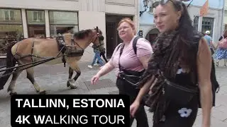 City walks series - Tallinn, Estonia (4K walking tour)