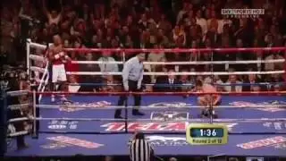 Мейвезер vs. Маркес, 2 раунд,нокдаун!