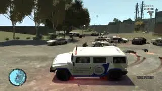 GTA 4 - Prison Massacre + Six Star Escape
