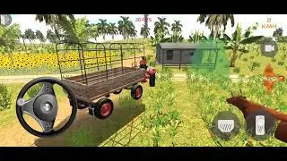 Driving Mahindra Tractor - Indian Tractor Driving 3D - Android Gameplay
