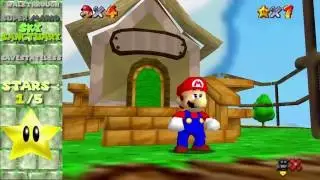 Super Mario the Sky Sanctuary playthrough savestateless (SM64 ROM Hack)