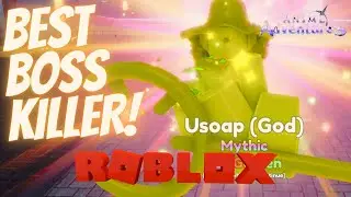 GOLDEN GOD USOAP Unit Paling Unik Cocok Jadi Boss Killer ! - Anime Adventures Roblox Indonesia