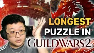 NEW PLAYER Tries a Guild Wars 2 Jumping Puzzle (Troll's Revenge)