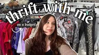 thrift with me! budget-friendly thrifting | haul and try on