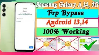 Samsung A14 5G (A146B) Frp Byapss | A14 Frp Android 13/14 Google Account Remove New Method 2024 💯