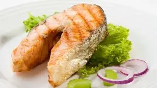 How to fry a salmon steak, fried fish, 