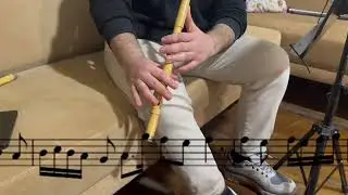 Nota Eşlikli Ney Dersleri Uşsak Saz Semaisi -2