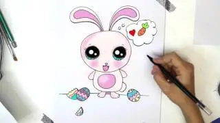 How to Draw a Cartoon Bunny Rabbit Easy