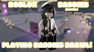 Playing ROBLOX BADDIES... BRAWL?!☀️