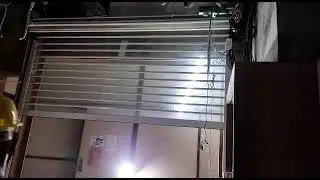 transparent full length shutter with side motor  #retail  #mall #transparent