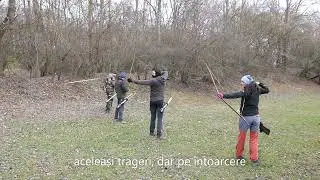 ARC TRADITIONAL - atrenament la tinte mobile - prima parte