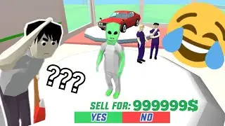 Selling an Alien for 999999$ | Dude theft wars funny moments with Aliens | Vevvon