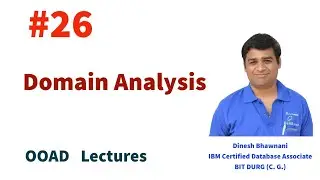 OOAD Lec 26 : Domain Analysis | Object Oriented Analysis and Design