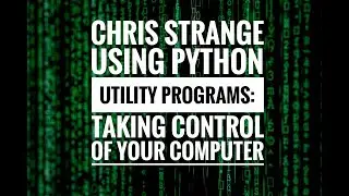 Using Python to write useful utilities to maintain your computer