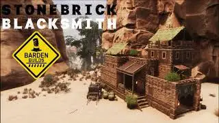 Conan Exiles: Stonebrick Blacksmith (Speed Build/ No Mods)