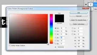 How to make basic 3D text in PhotoShop CS5
