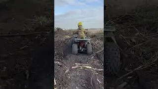 Полоса препятствий на квадрике 125 кубиков! #offroad #квадрик