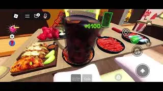 Manusia transparan mukbang 